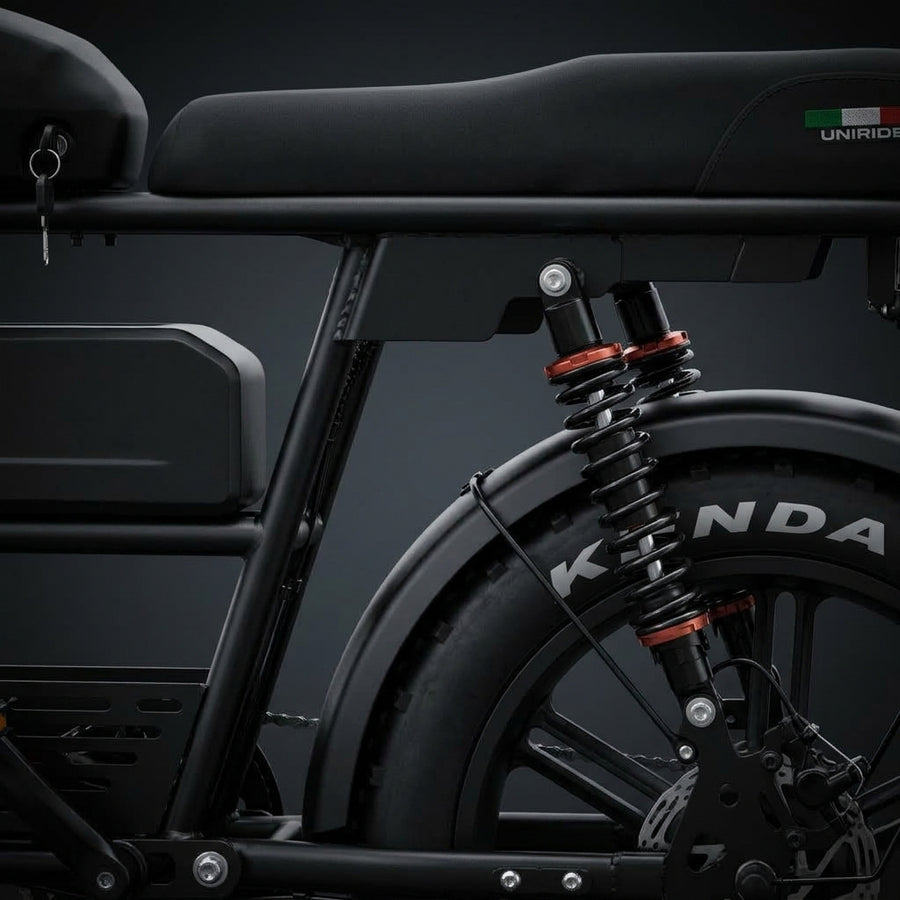 Dual rear suspension