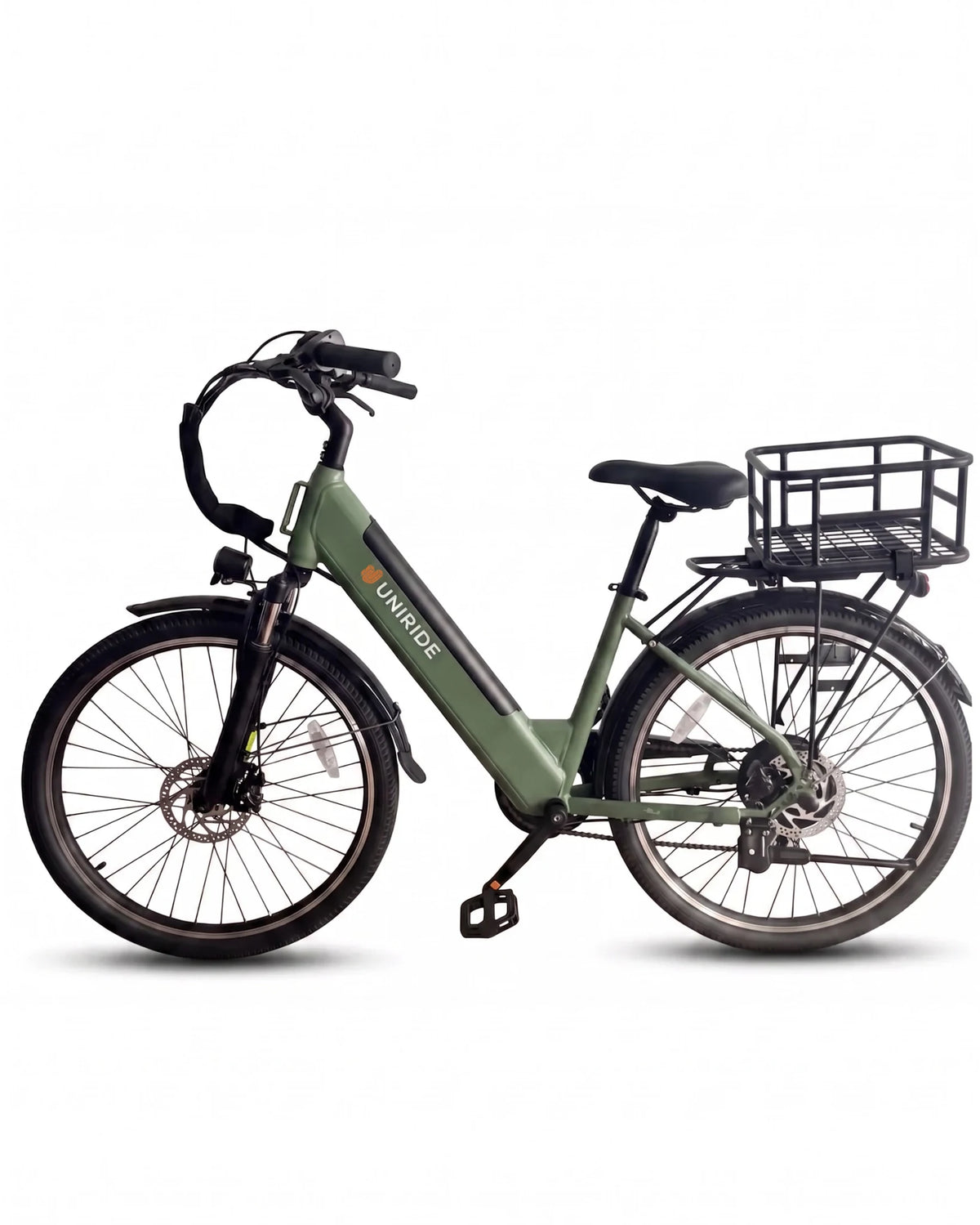 Rear E-bike basket