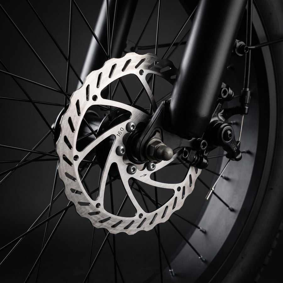 Disc brakes, 160 mm rotors