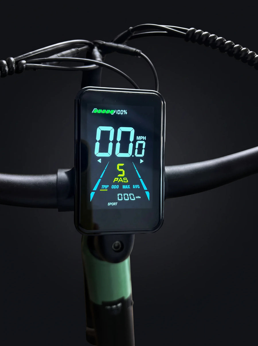 Integrated LCD display