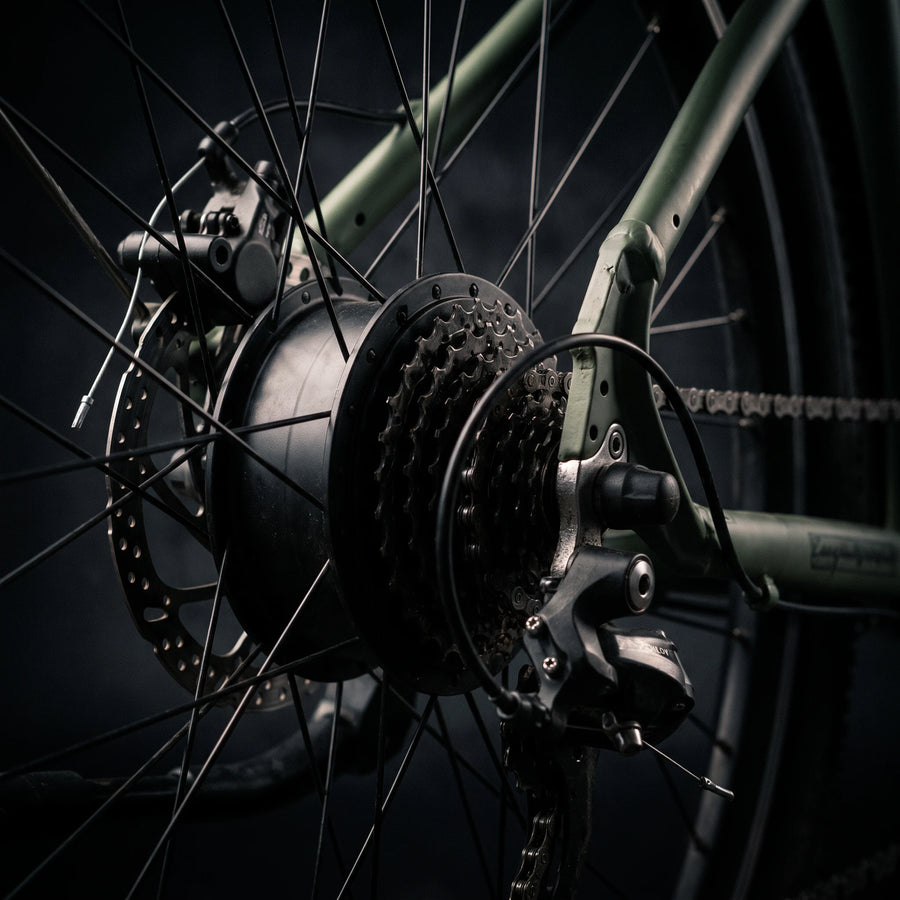 250W nominal motor at 25 km/h