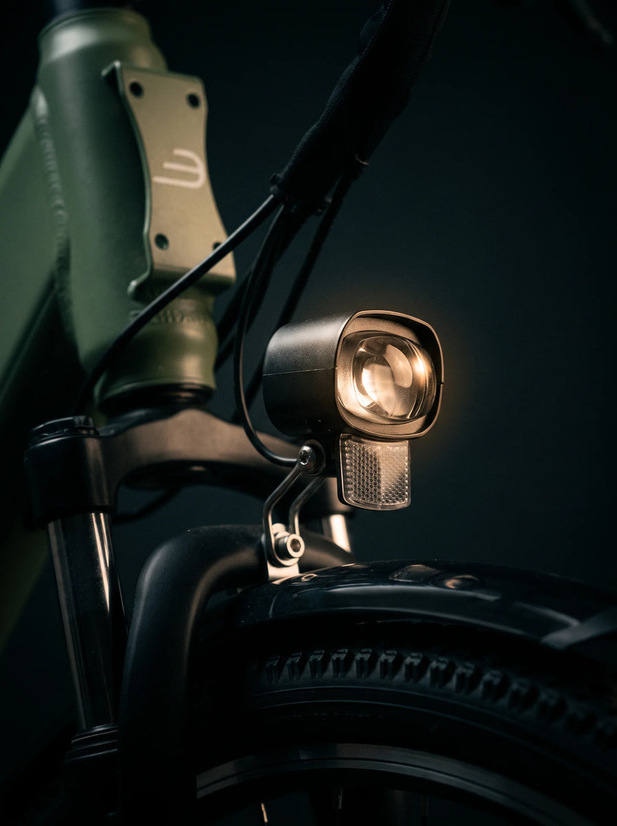 Integrated lights and electric horn